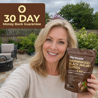 Eliminate Hidden Parasites & Larvae in Just 14 Days with Wormwood Black Walnut Cloves